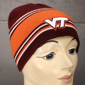 VT Virginia Tech Sports Knit Team Colors Logo Hat